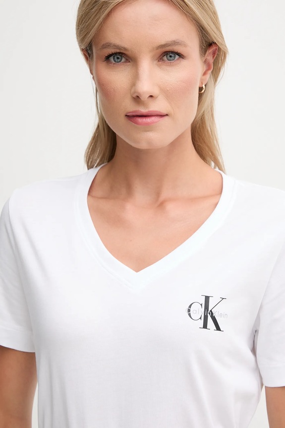 Calvin Klein Jeans tričko dámske bavlnené 2-pak LV047C906G