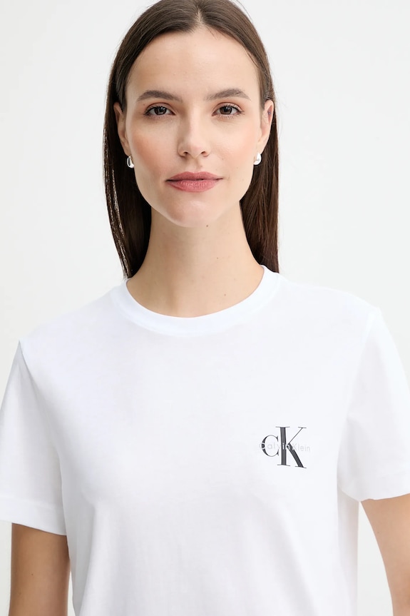 Calvin Klein Jeans tricou de damă din bumbac pachet de 2 LV047C905G