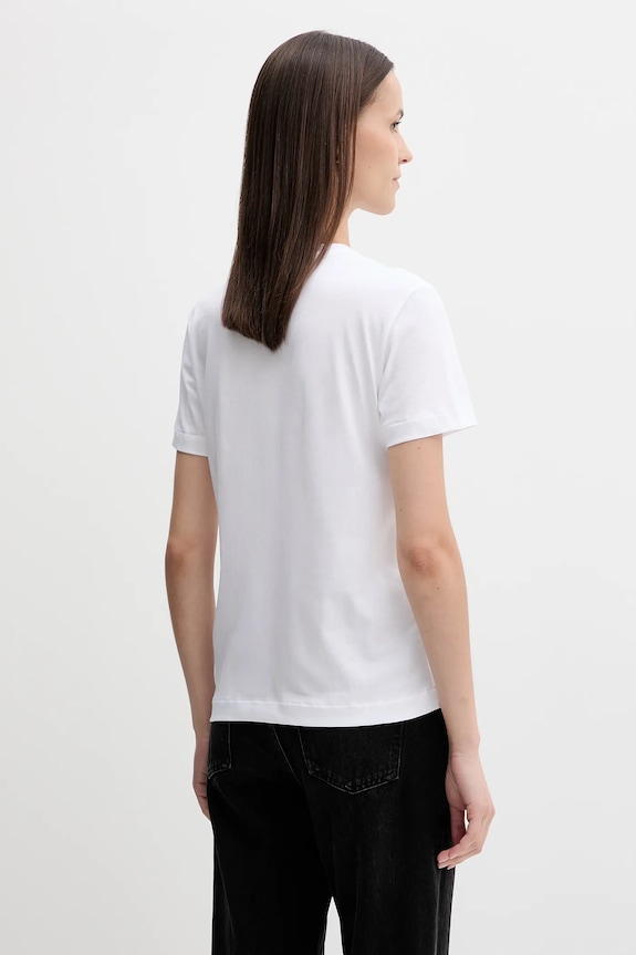 Calvin Klein Jeans tricou de damă de bumbac pachet de 2 LV047C905G portocaliu