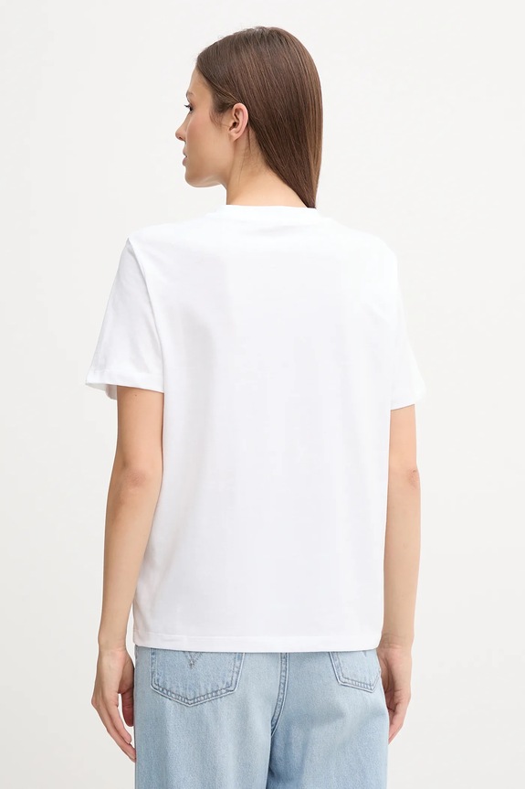 Îmbrăcăminte Calvin Klein Jeans tricou de femei de bumbac pachet de 2 LV047C905G roz