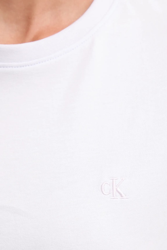 Calvin Klein Jeans basic tričko dámske bavlnené LV047B224G fialová