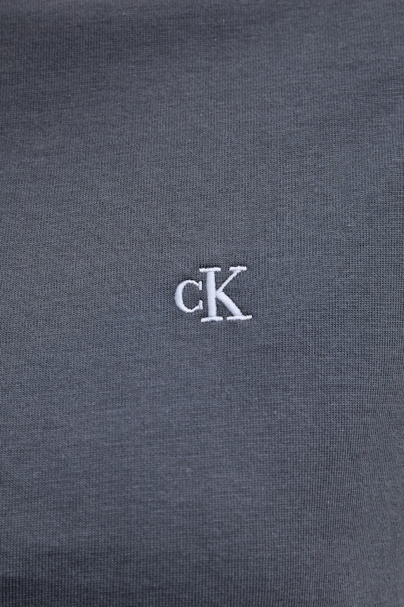 Calvin Klein Jeans t-shirt basic γυναικείο βαμβακερό LV047B224G γκρί