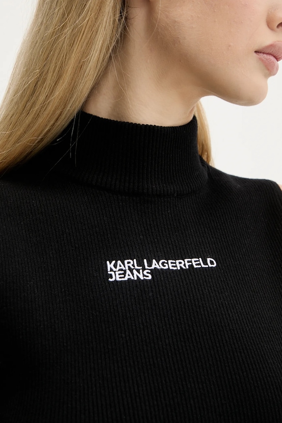 Top Karl Lagerfeld Jeans A3W18013 čierna