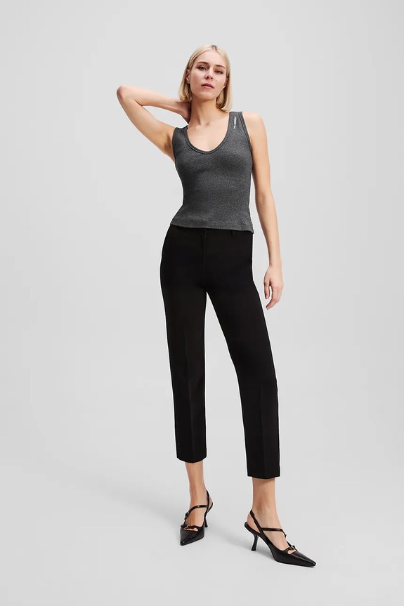 Μπλουζάκι Karl Lagerfeld γκρί A3W17117