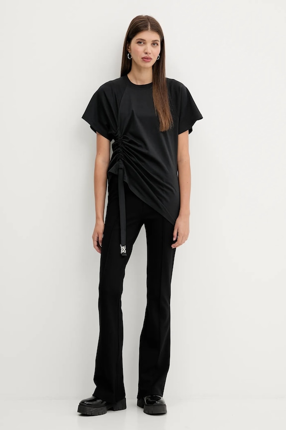 HUGO tricou din bumbac Daqua 50542762 negru AW25