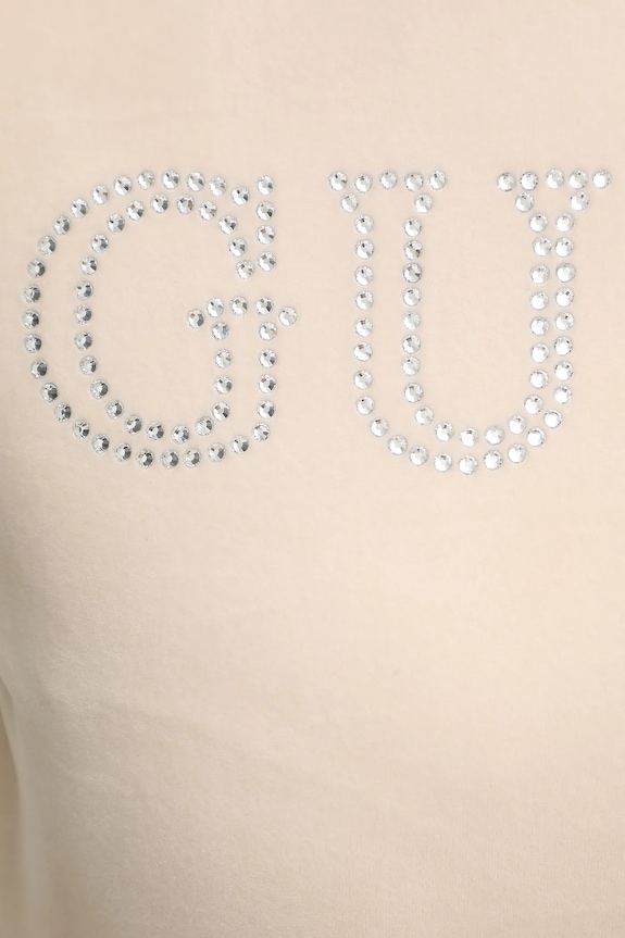 Guess t-shirt dziecięcy COUTURE V3BI01.K0232 beżowy