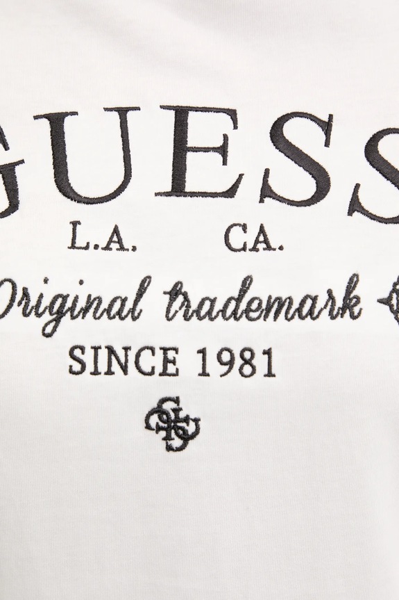 Guess t-shirt bawełniany GLORIA V5YI03.I3Z14 beżowy