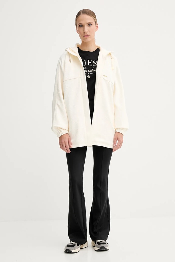 Guess t-shirt bawełniany GLORIA V5YI03.I3Z14 czarny AW25