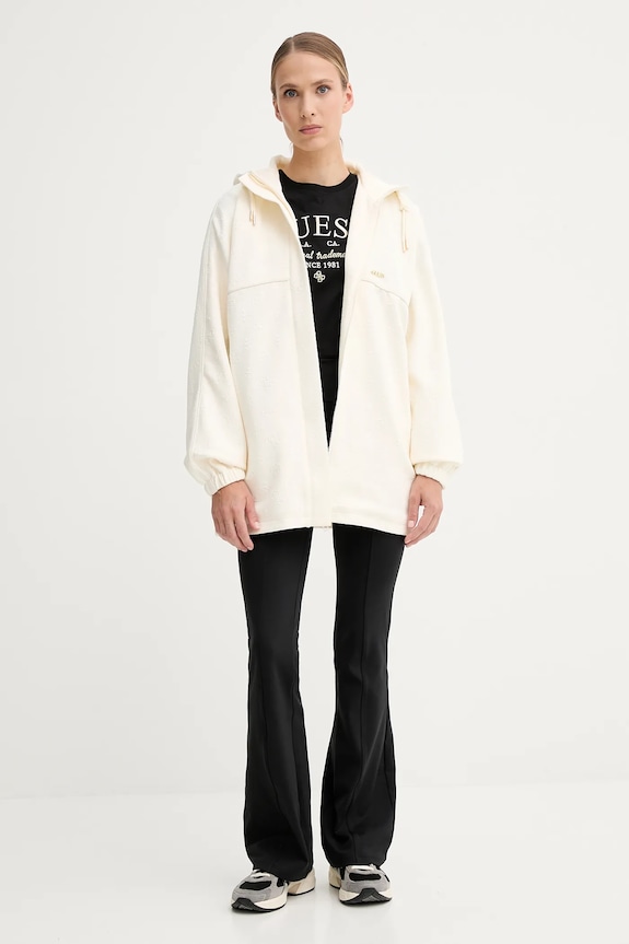 Guess t-shirt bawełniany GLORIA V5YI03.I3Z14 czarny AW25