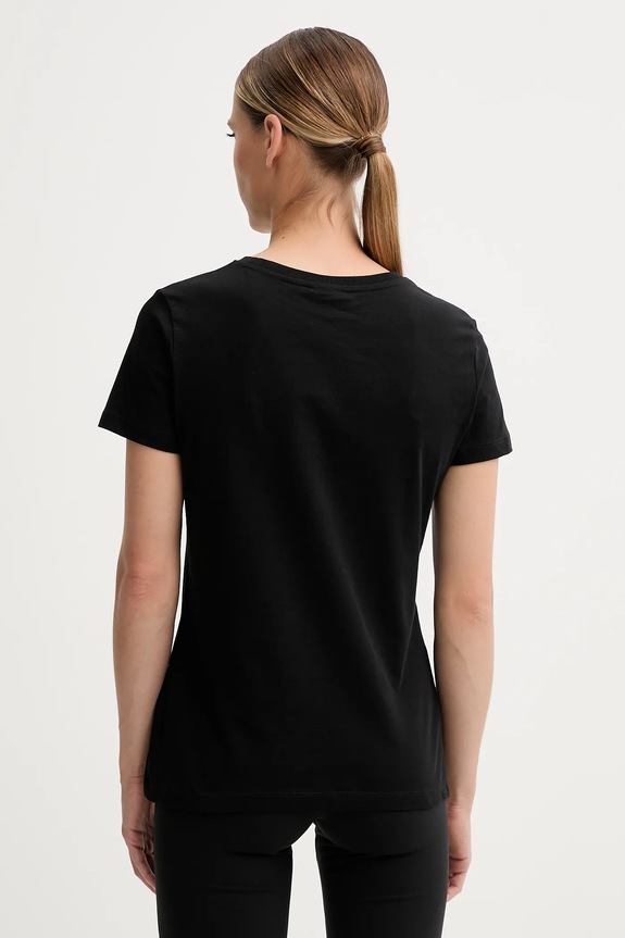 Odzież Guess t-shirt bawełniany GLORIA V5YI03.I3Z14 czarny