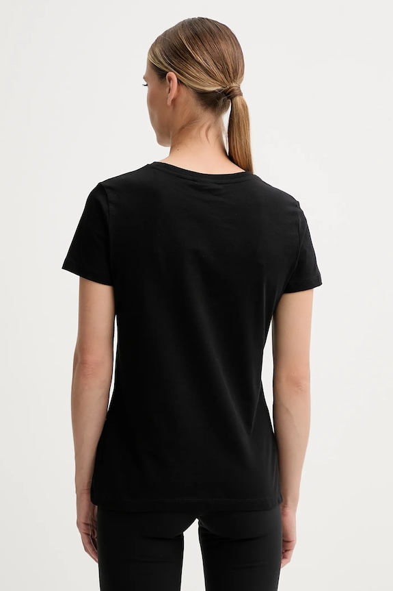 Odzież Guess t-shirt bawełniany GLORIA V5YI03.I3Z14 czarny