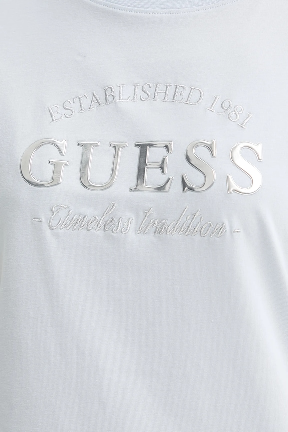 Guess pamut póló NINA V5YI12.J1314 kék