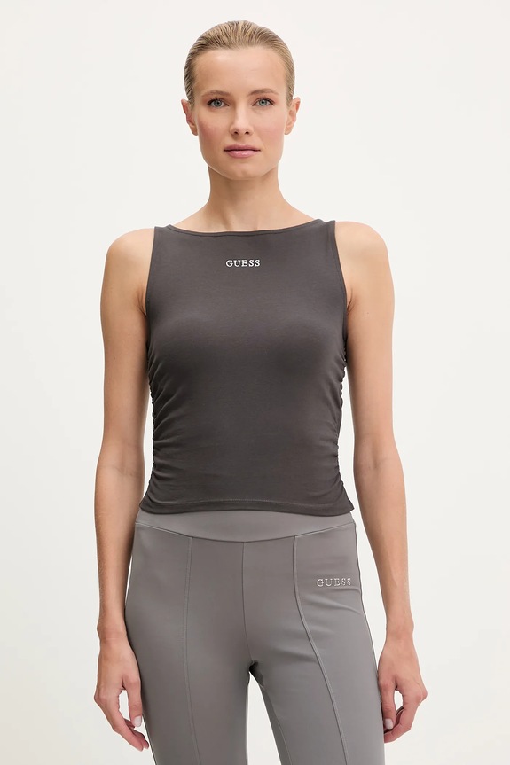 Guess top NINA applique grigio V5YP00.J1314