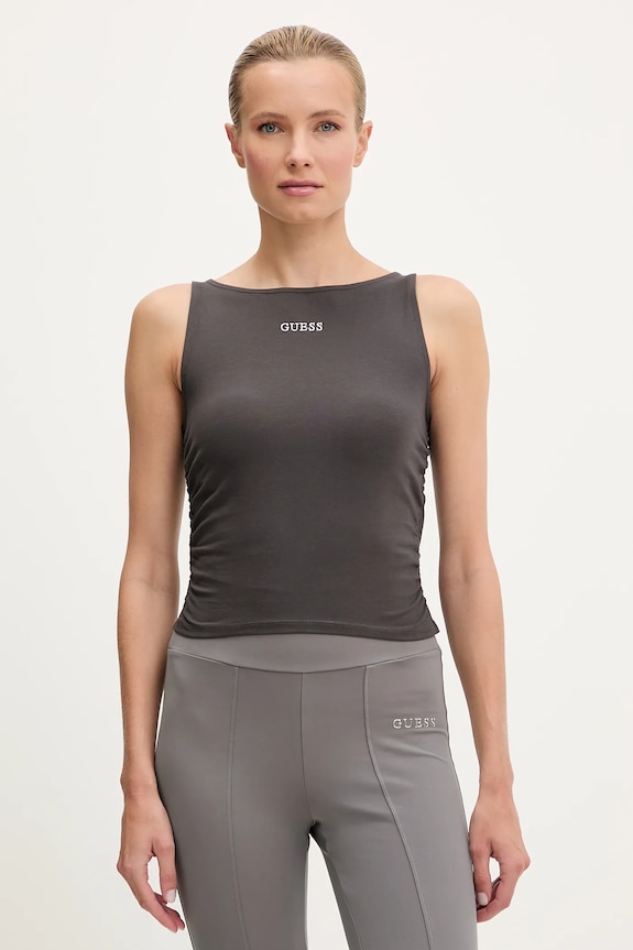 Guess top NINA applique grigio V5YP00.J1314