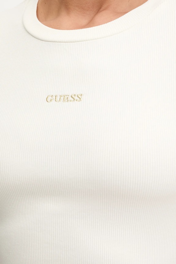 Guess t-shirt CARLA V5YP08.K8RT2 beżowy