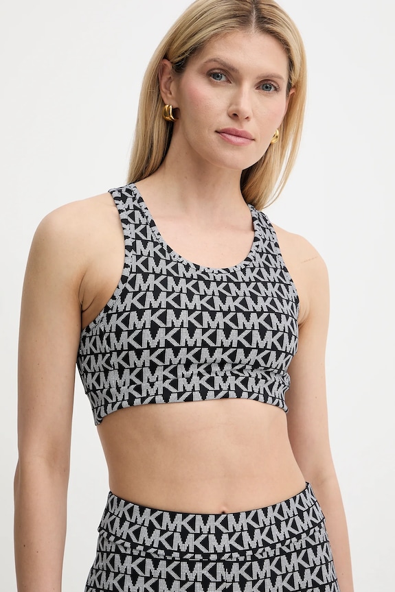 Top MICHAEL Michael Kors Z elastanom črna MT551W463M