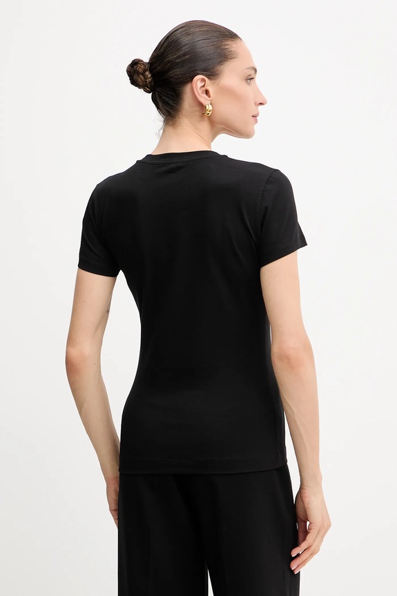 Ρούχα Μπλουζάκι Guess W5YI05.J1314 μαύρο