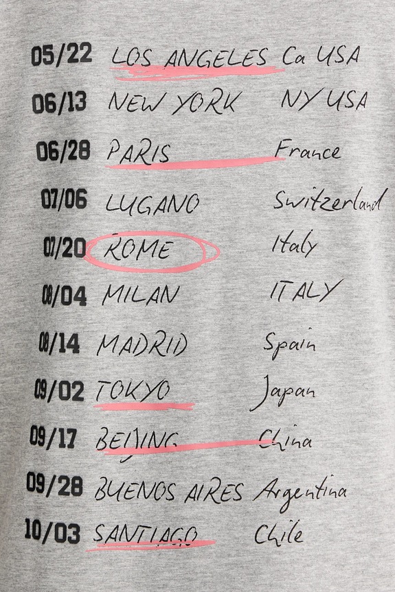 Βαμβακερό μπλουζάκι Guess W5YI07.I3Z14 γκρί