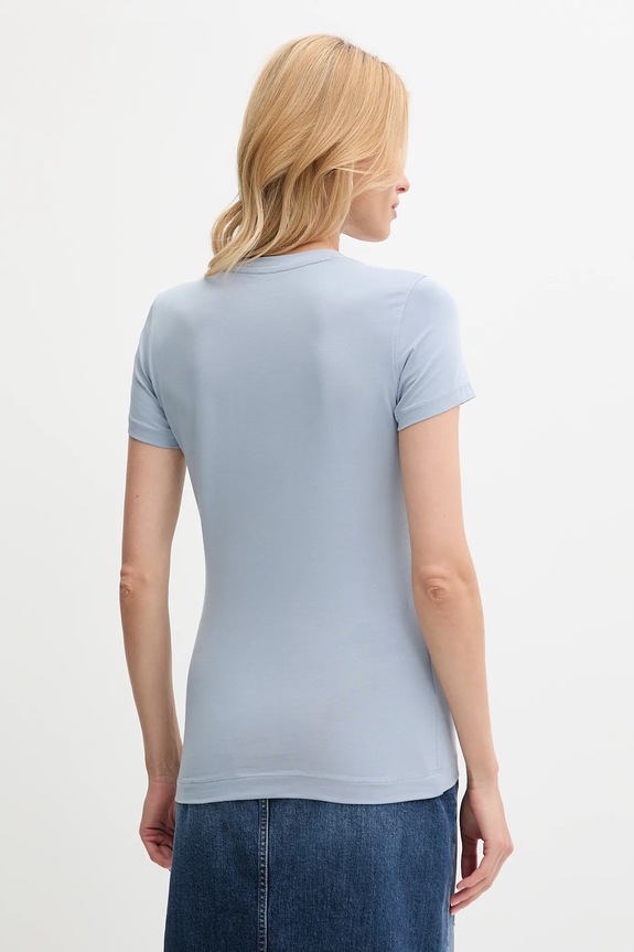 Odzież Guess t-shirt W5YI08.J1314 niebieski