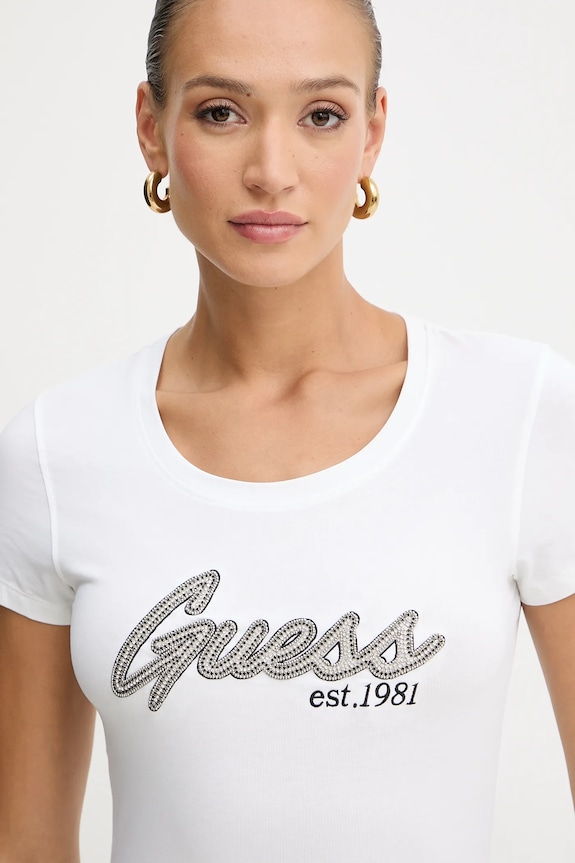 Tričko Guess bílá W5YI16.J1314