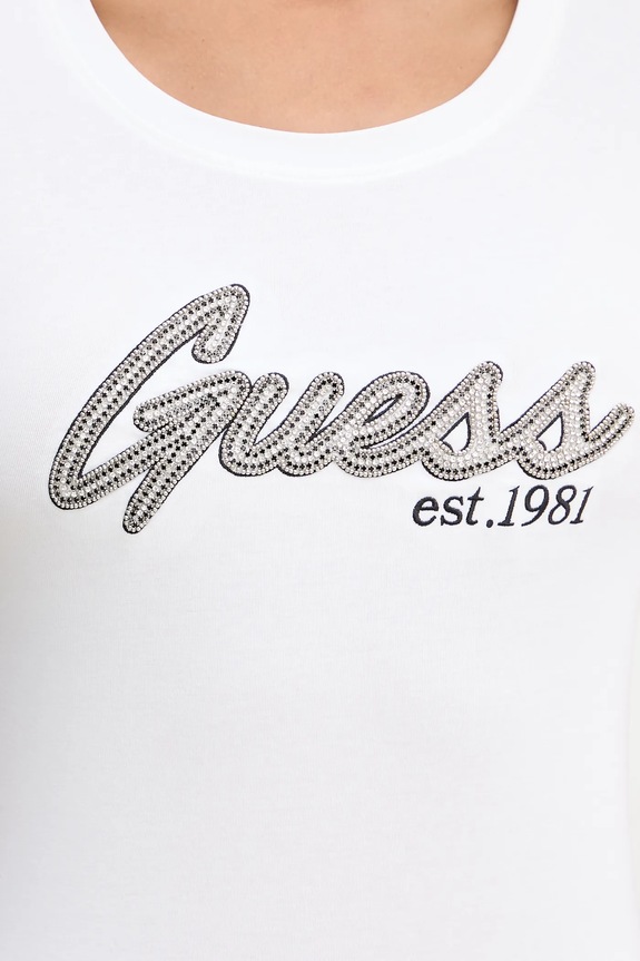 Tričko Guess W5YI16.J1314 bílá