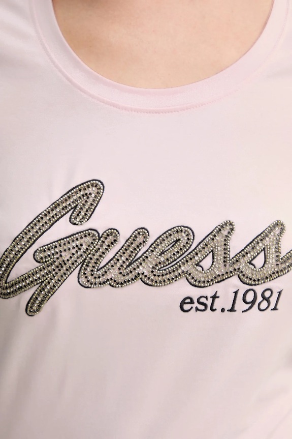 Tričko Guess W5YI16.J1314 ružová