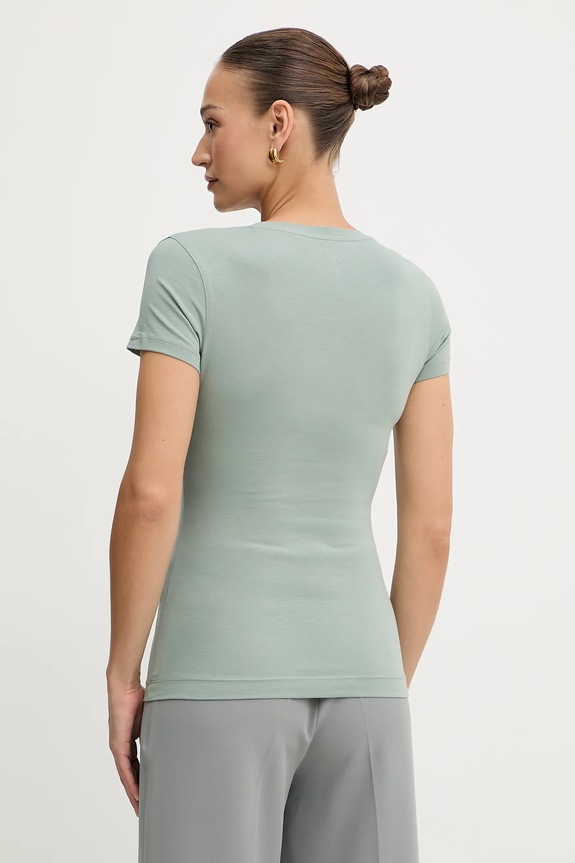 Odjeća Majica kratkih rukava Guess W5YI46.J1314 zelena