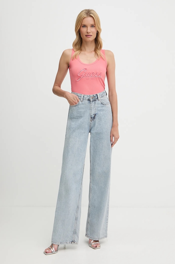 Guess top RAISSA W5YP00.KCXJ2 narancssárga AW25