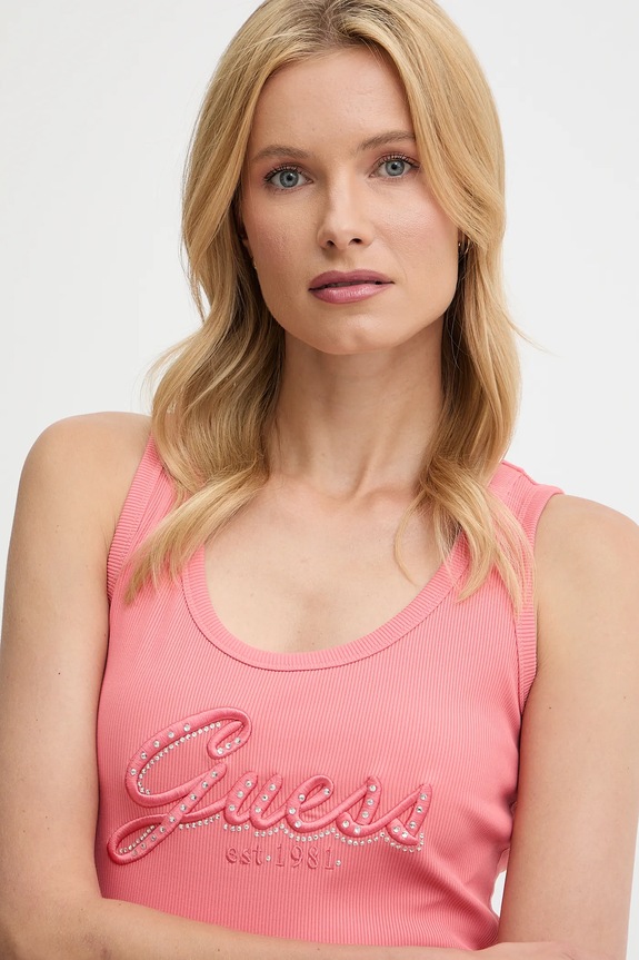 Guess top RAISSA narancssárga W5YP00.KCXJ2