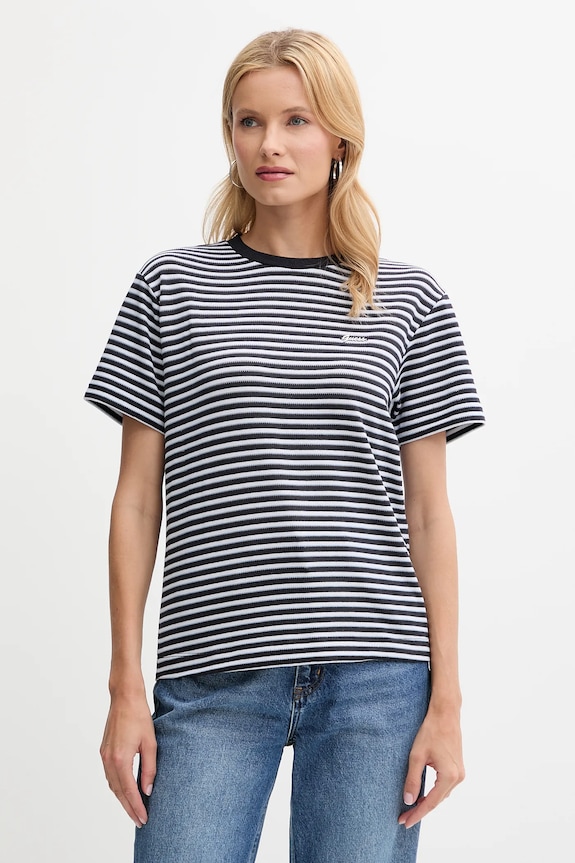 Guess t-shirt SARA elasztánnal kék W5YP02.KCXL2