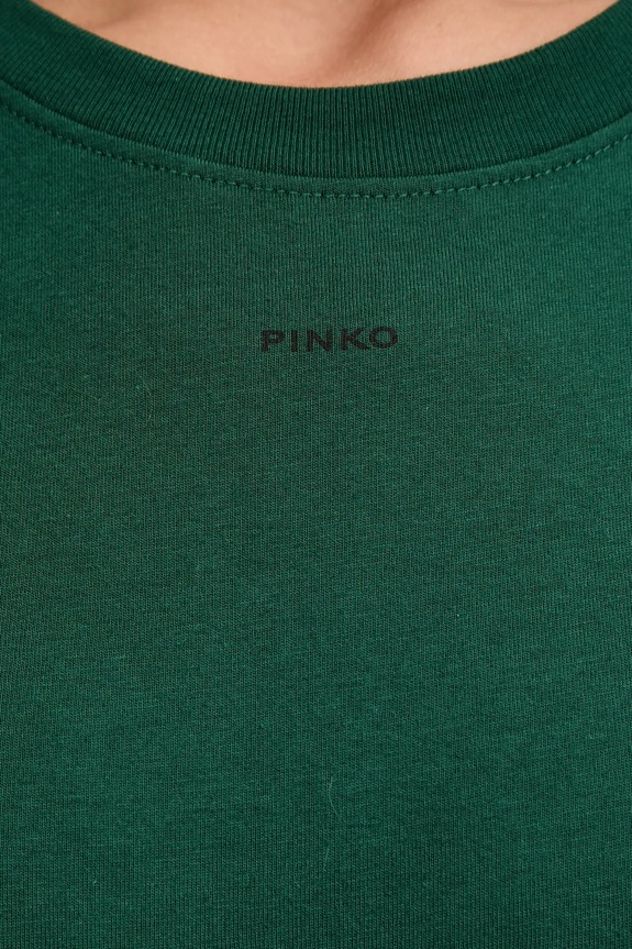 Bavlnené tričko Pinko 100373.A2RE zelená