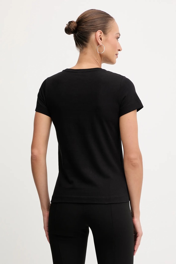 Odzież Pinko t-shirt bawełniany 100355.A2RD czarny