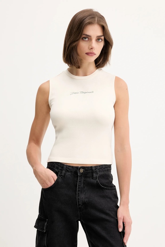 Ρούχα Top Guess Originals W5YP44.KCTT1 μπεζ