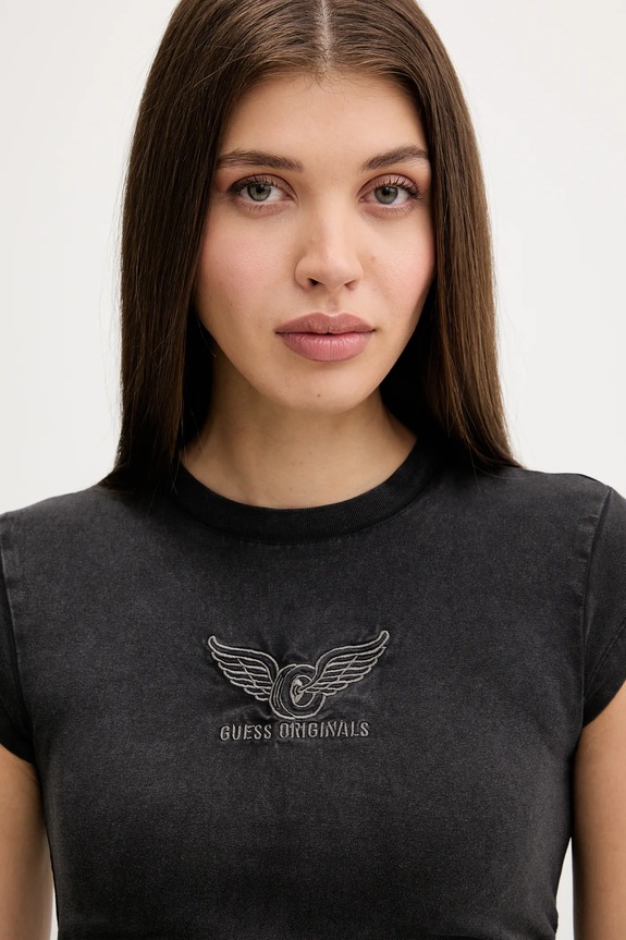 Guess Originals t-shirt VINTAGE czarny W5YI43.J1314
