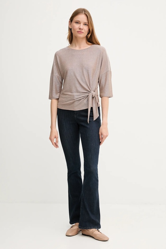 Блузка OUI 93869 бежевий AW25