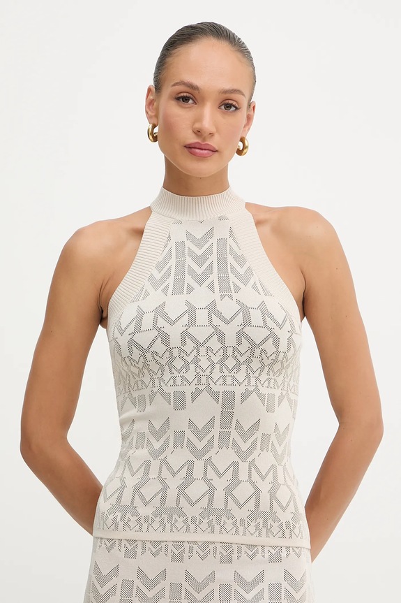 Marciano by Guess top BILLIE wzorzyste beżowy 5YGR07.5877Z