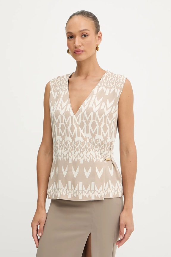 Marciano by Guess bluzka BRITNEY regular beżowy 5YGH09.7352A