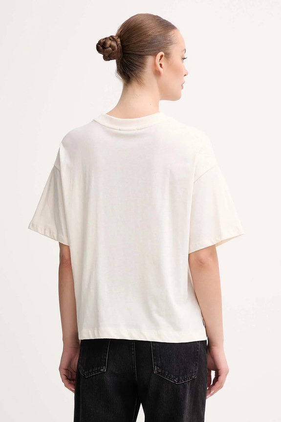 Îmbrăcăminte United Colors of Benetton tricou din bumbac 35P5D10AR bej