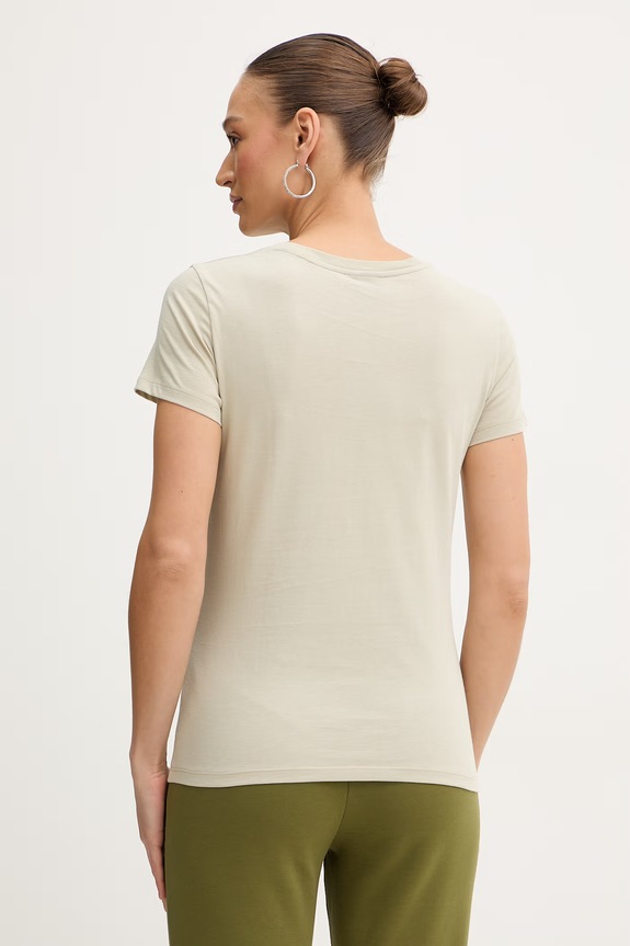 Îmbrăcăminte Armani Exchange tricou din bumbac XW001459.AF10356 bej