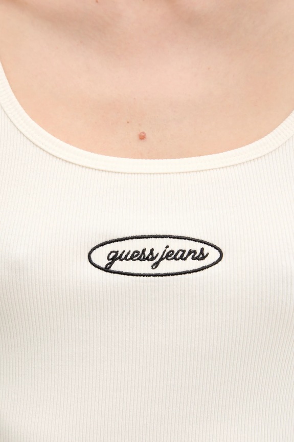Top Guess Jeans W5YP35.KA0H1 béžová