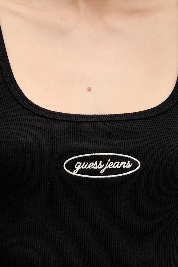 Guess Jeans top W5YP35.KA0H1 negru