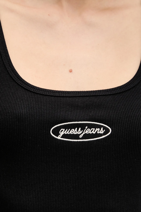 Guess Jeans top W5YP35.KA0H1 negru