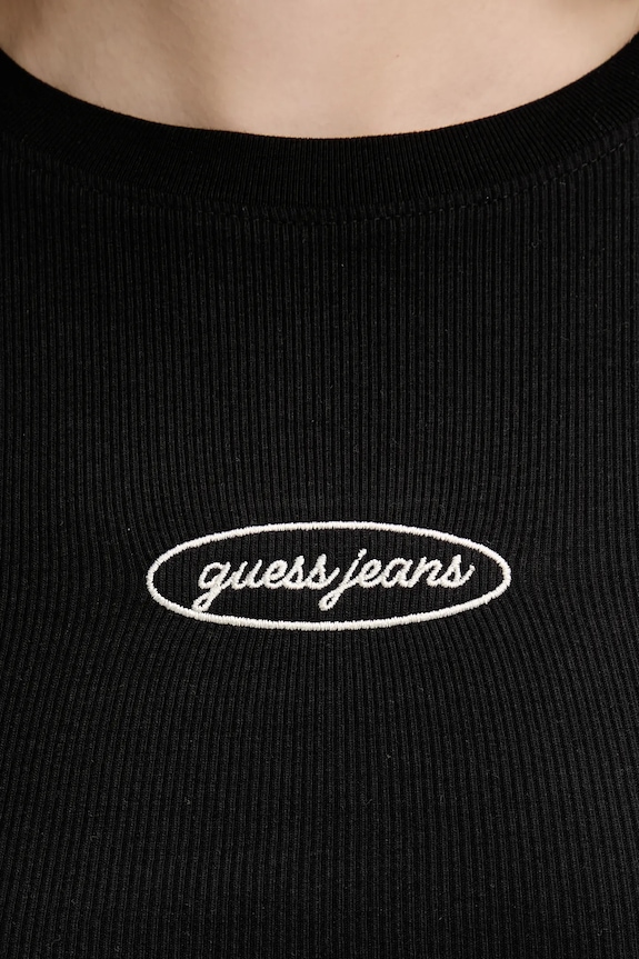 Majica kratkih rukava Guess Jeans W5YP37.KA0H1 crna