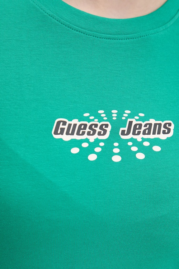 Guess Jeans t-shirt W5YI04.J1314 zielony