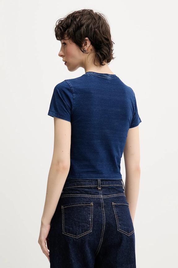 Oblečenie Tričko Guess Jeans W5YI20.KCTL1 tmavomodrá