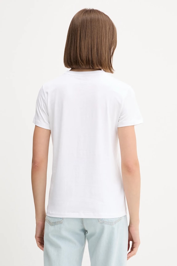 Odzież Guess Jeans t-shirt W5YI23.J1314 biały