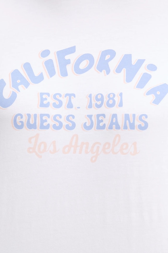 Guess Jeans t-shirt W5YI23.J1314 biały