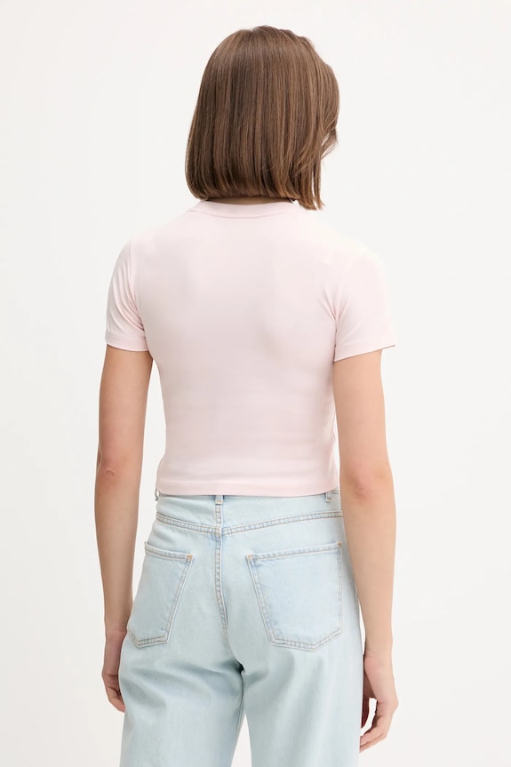 Odzież Guess Jeans t-shirt W5YI24.J1314 różowy