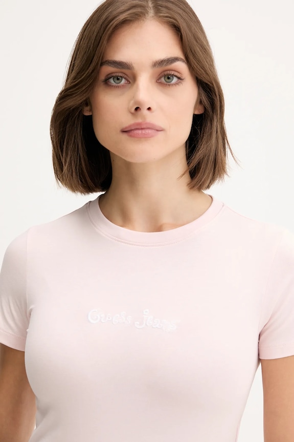 Guess Jeans t-shirt różowy W5YI24.J1314