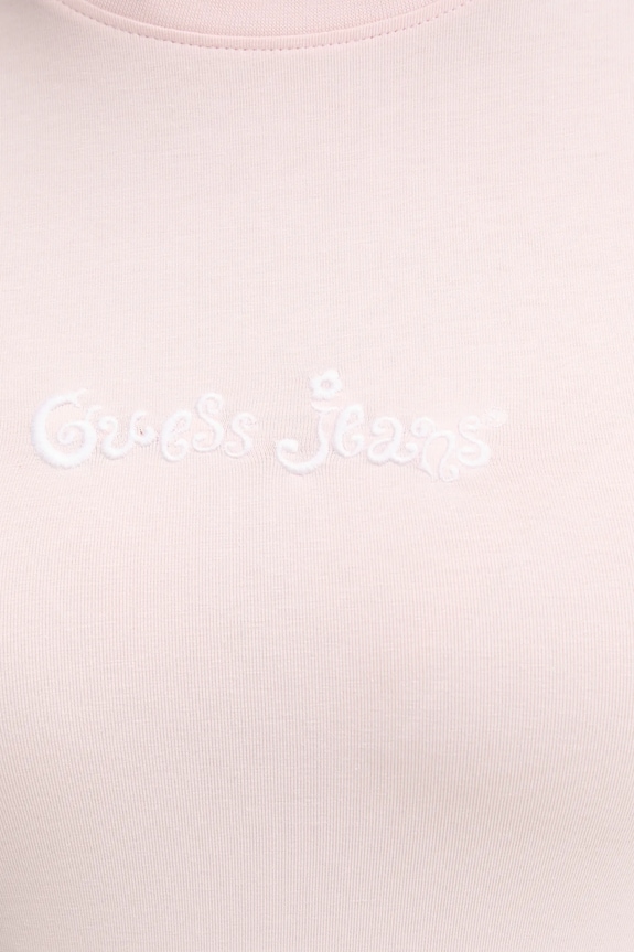 Guess Jeans t-shirt W5YI24.J1314 różowy